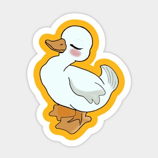 Smug Duck Sticker